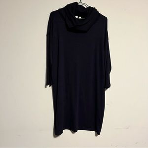 Gap Cowl Neck Sheath Sweater Dress Long Sleeve Size Medium M Midi Length Skirt